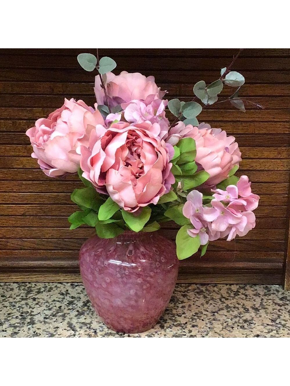 Vintage Steuben Cluthra Pink Vase